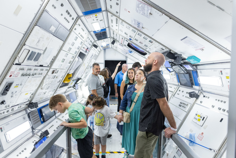 simulateur ISS au musée des sciences